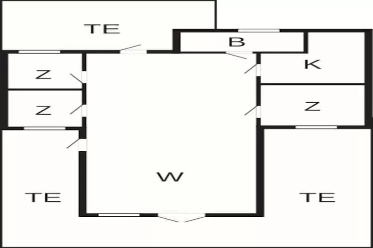 6 person holiday home in Karrebæksminde-By Traum-Floor plan