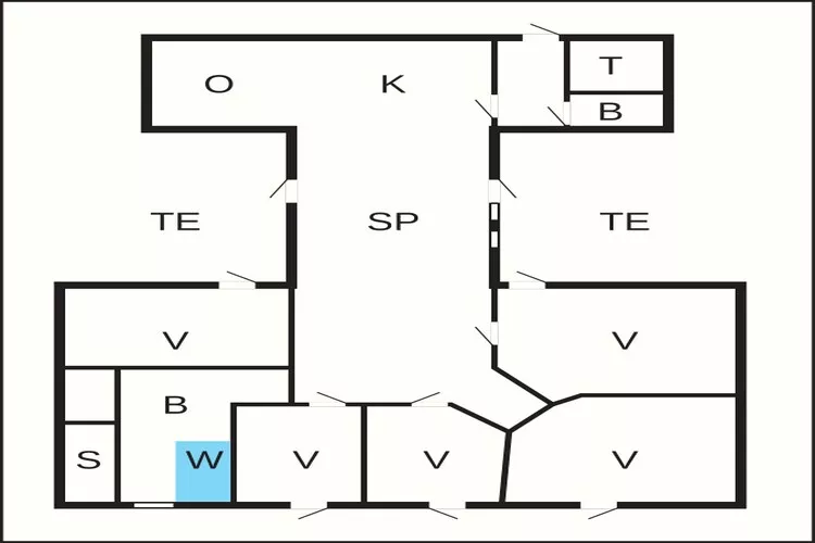 10 Personen Ferienhaus in Harboøre-By Traum-Grundriss