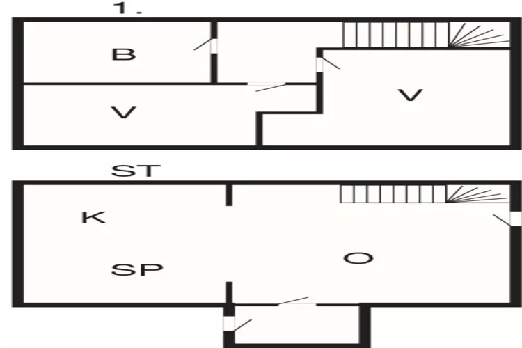 5 person holiday home in Rømø-By Traum-Floor plan