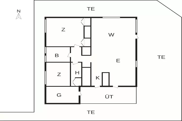 6 Personen Ferienhaus in Aabenraa-By Traum-Grundriss