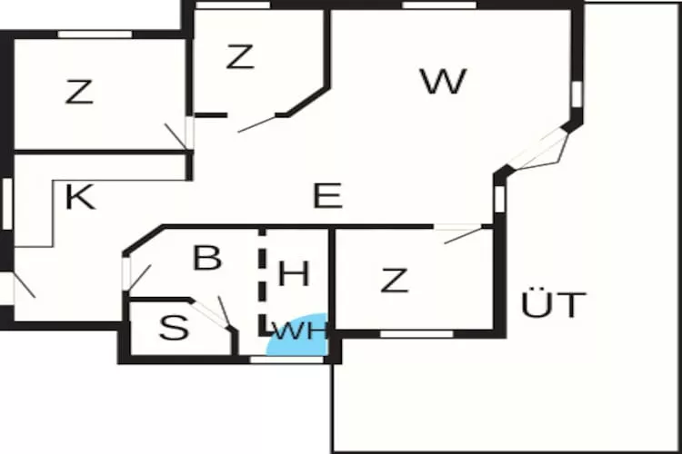 8 person holiday home in Grenaa-By Traum-Floor plan