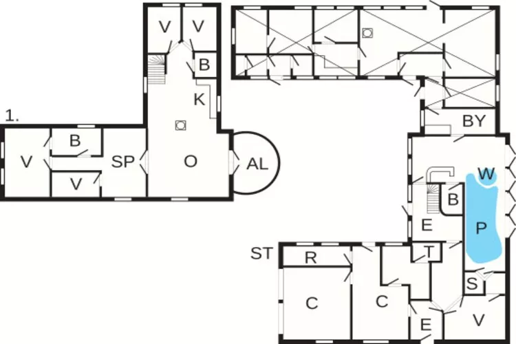 Luxury Retreat with Pool - By Traum Ferienwohnungen-Floor plan