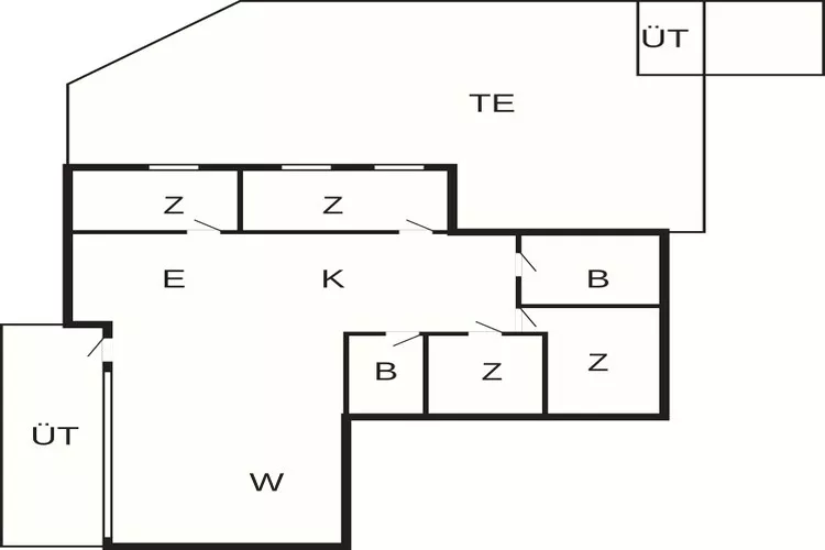 7 person holiday home in Nexø-By Traum-Floor plan