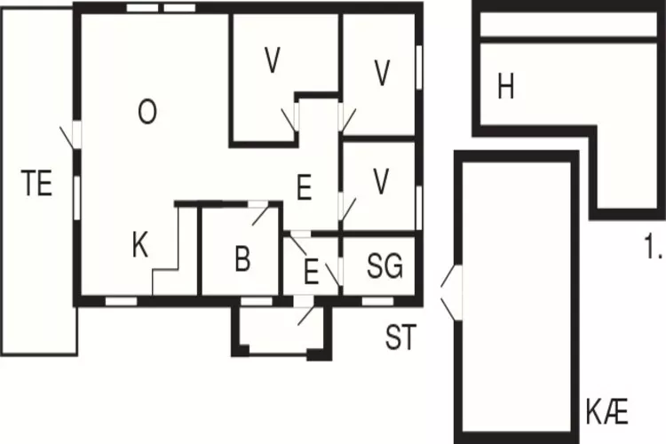 7 person holiday home in Selje-By Traum-Floor plan