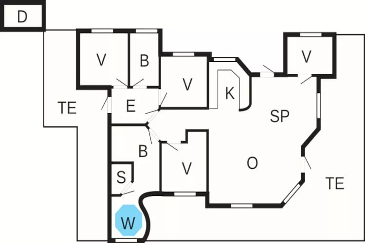 9 person holiday home in Ringkøbing-By Traum-Floor plan