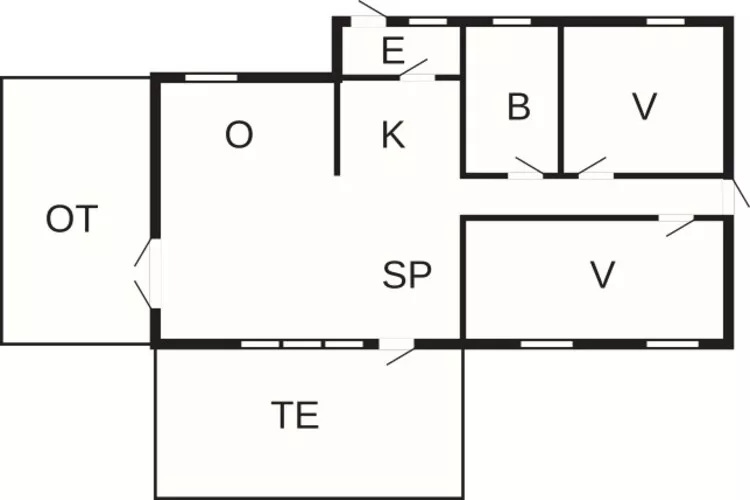 5 person holiday home in Allinge-By Traum-Floor plan