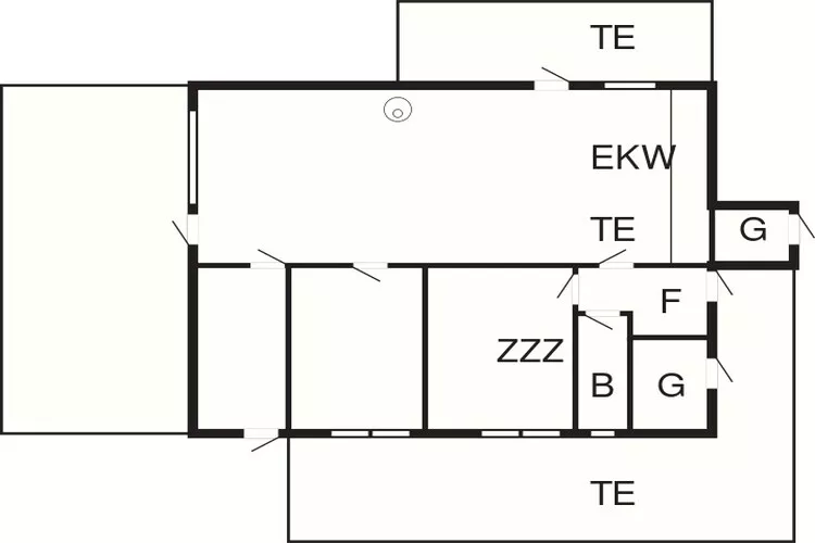 6 person holiday home in Læsø-By Traum-Floor plan