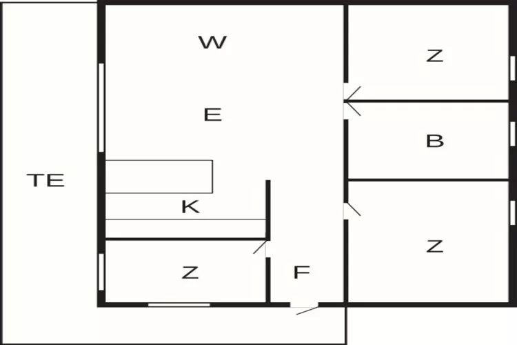 Maison de vacances pour 5 a Ans By-By Traum-Plan