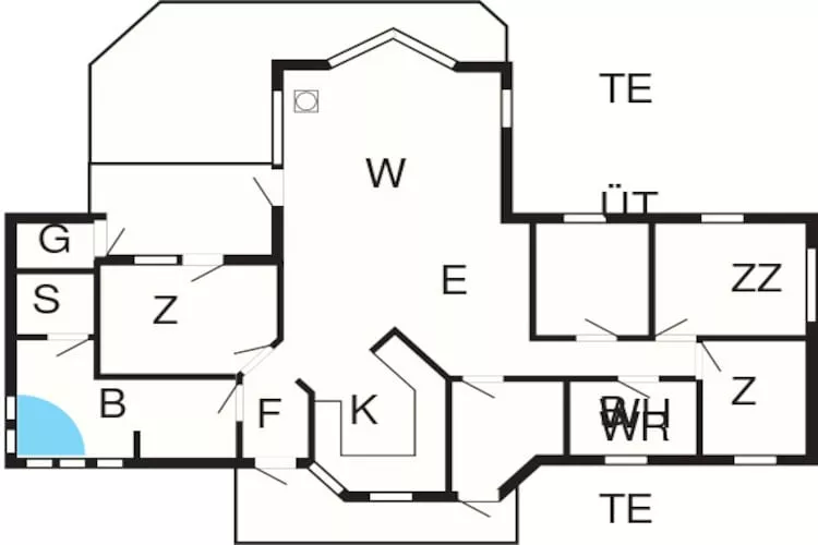 10 Personen Ferienhaus in Græsted-By Traum-Grundriss