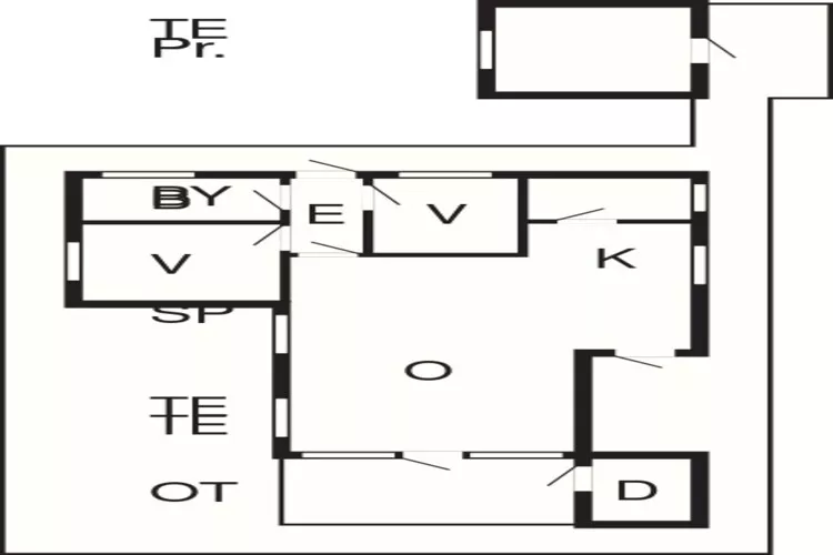 4 person holiday home in Hurup Thy-By Traum-Floor plan