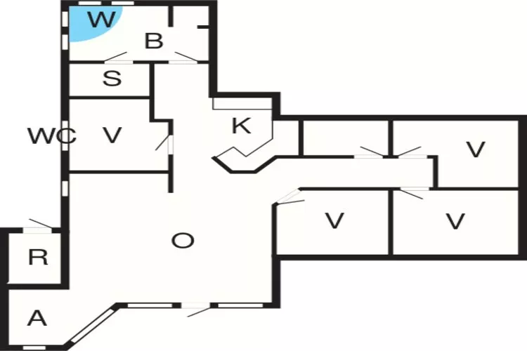 10 person holiday home in Fårvang-By Traum-Floor plan