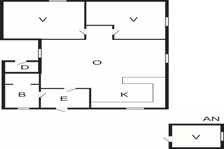 Maison de vacances pour 5 a Ringkøbing-By Traum-Plan
