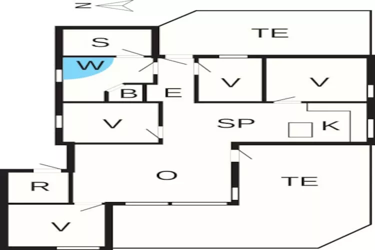 9 person holiday home in Blokhus-By Traum-Floor plan