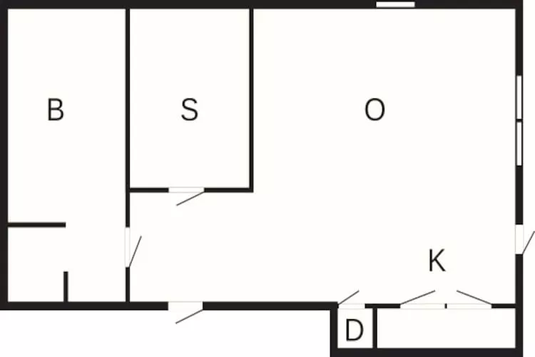 2 person holiday home in KUNGSHAMN-By Traum-Floor plan
