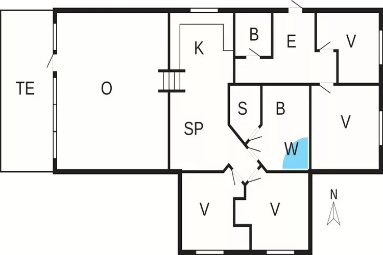 10 Personen Ferienhaus in Skjern-By Traum-Grundriss