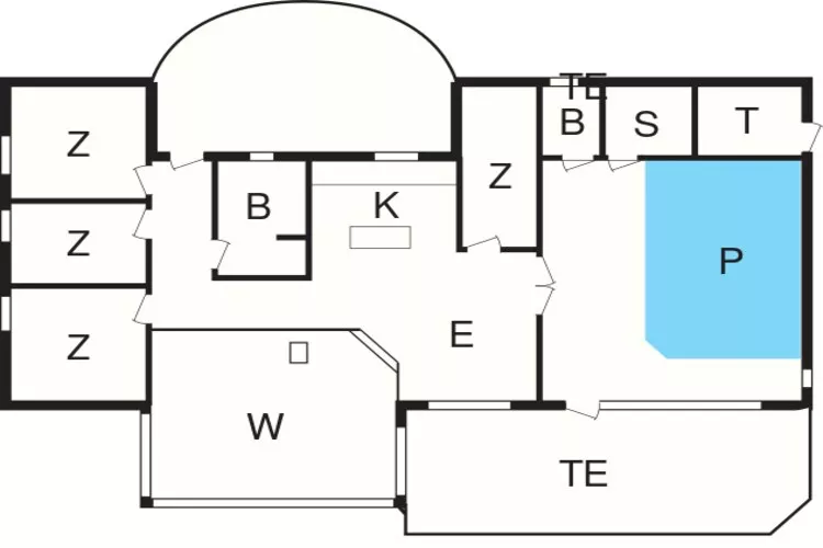 12 person holiday home in Hjørring-Floor plan