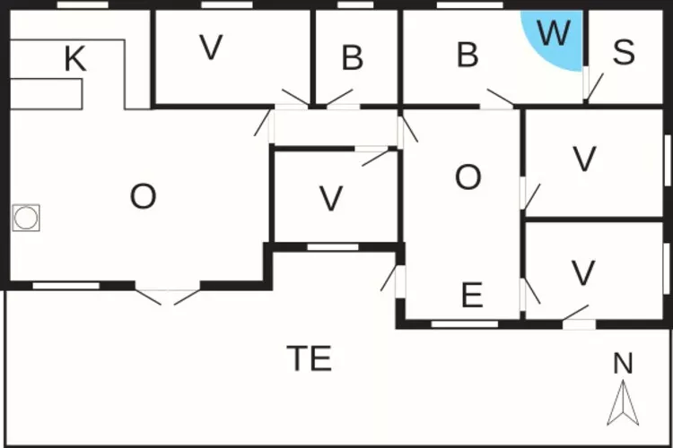 Maison de vacances pour 8 a Hejls-By Traum-Plan