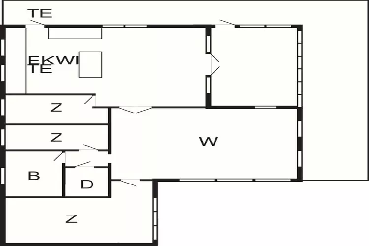 Maison de plage confortable a Rageleje -- By Traum Ferienwohnungen-Plan