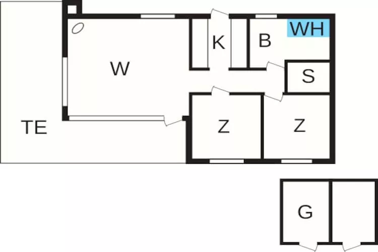 Secluded Beach Retreat - By Traum Ferienwohnungen-Floor plan
