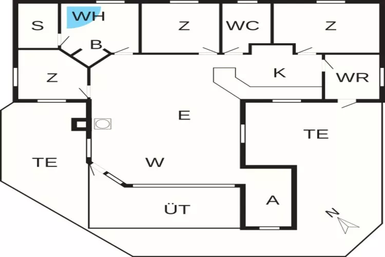 8 person holiday home in Aabenraa-Floor plan