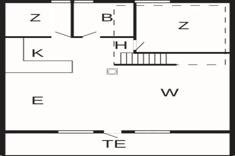6 person holiday home in Ringkøbing-By Traum-Floor plan