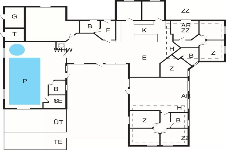 Luxury Retreat Nr. Lyngby - By Traum Ferienwohnungen-Floor plan