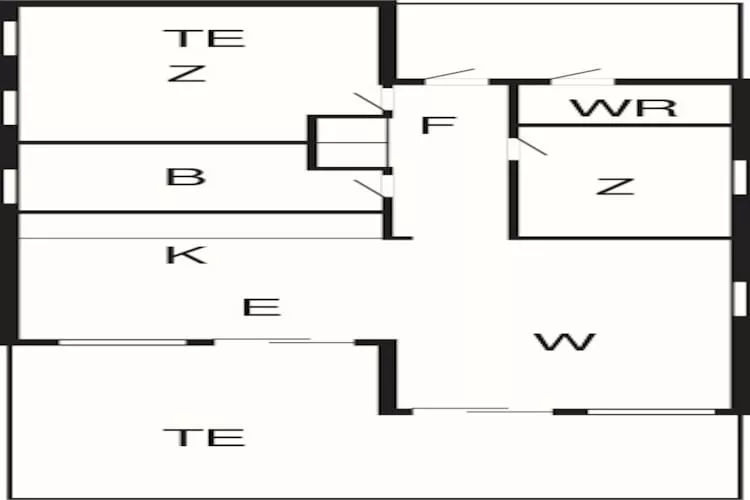 Maison de vacances pour 4 a Harboøre-By Traum-Plan