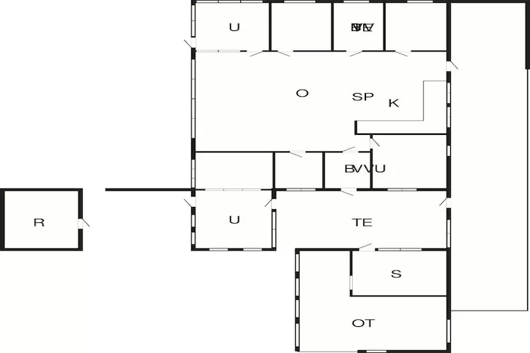 12 person holiday home in Vinderup-By Traum-Floor plan