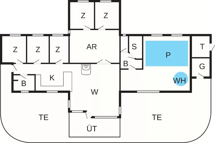 Luxury Pool Retreat - By Traum Ferienwohnungen-Floor plan