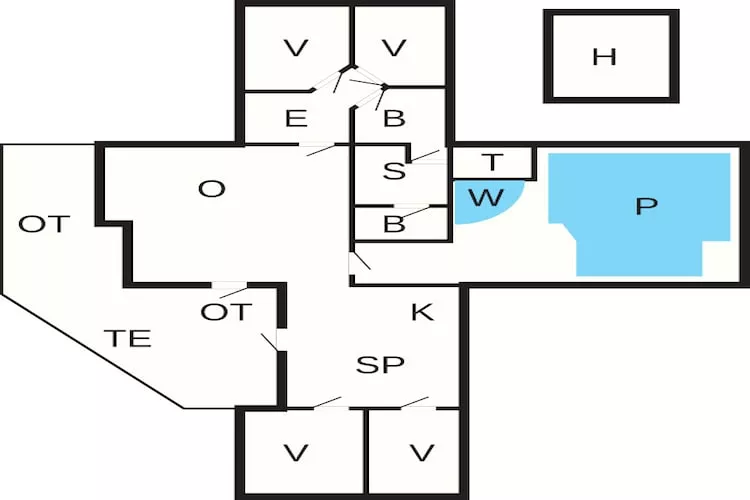 10 person holiday home in Væggerløse-By Traum-Floor plan