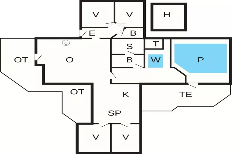 10 person holiday home in Væggerløse-By Traum-Floor plan
