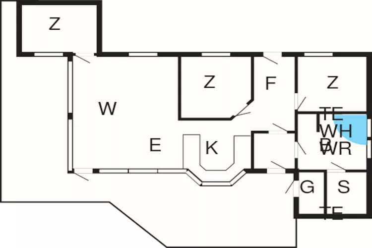 Maison de vacances pour 9 a Millinge-By Traum-Plan