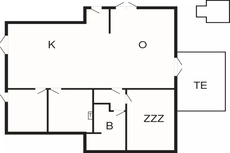 6 person holiday home in Kalundborg-By Traum-Floor plan