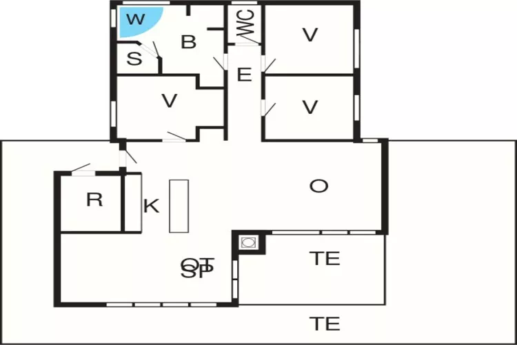 10 person holiday home in Brovst-By Traum-Floor plan