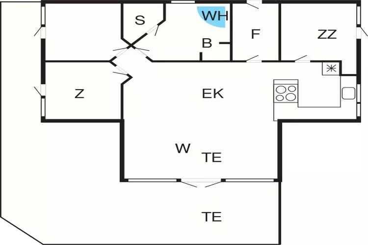 8 person holiday home in Allingåbro-By Traum-Floor plan
