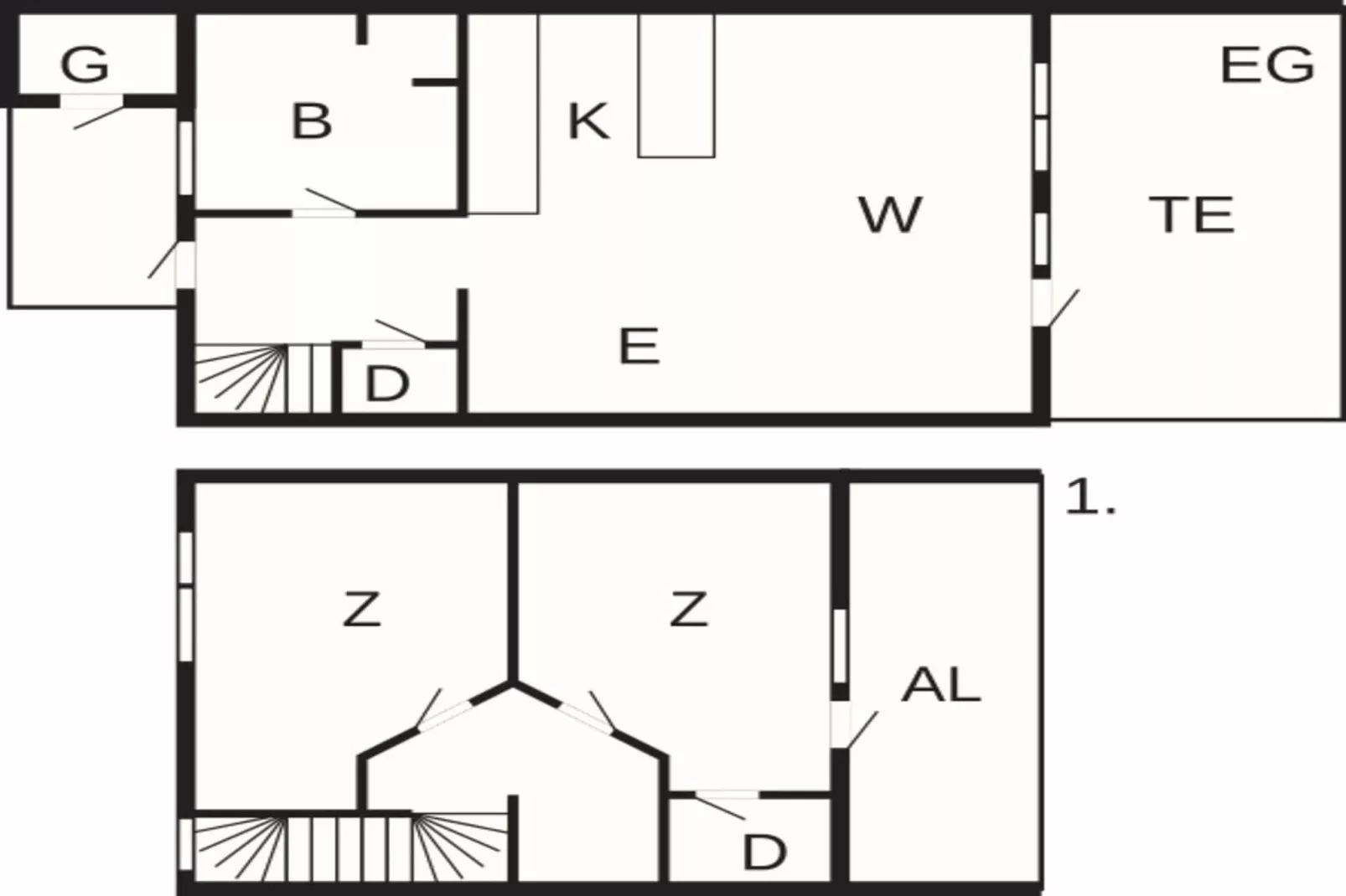 3½ room,Skipperhousem,Non smoking-Plan