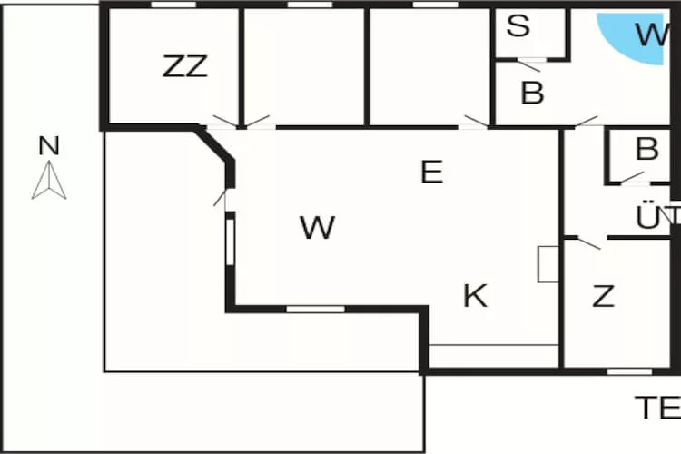 12 person holiday home in Storvorde-By Traum-Floor plan