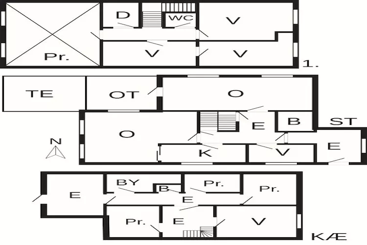 10 person holiday home in Bygstad-By Traum-Floor plan