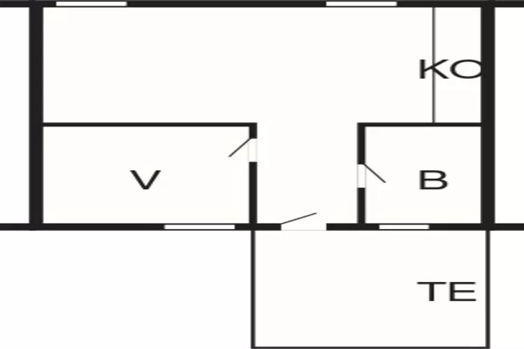 4 person holiday home in Gudhjem-By Traum-Floor plan