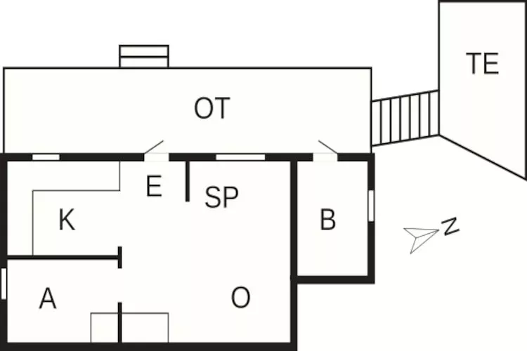 4 person holiday home in HAMBURGSUND-By Traum-Floor plan