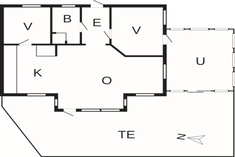 5 person holiday home in RONNEBY-By Traum-Floor plan