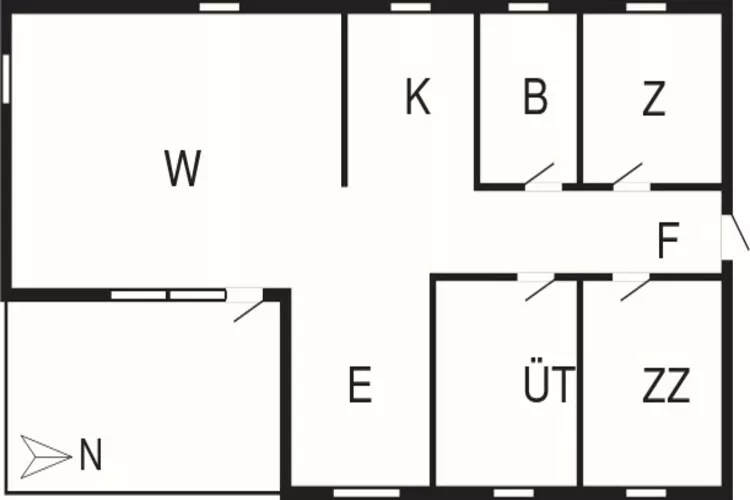 Maison de vacances pour 6 a Hals-By Traum-Plan