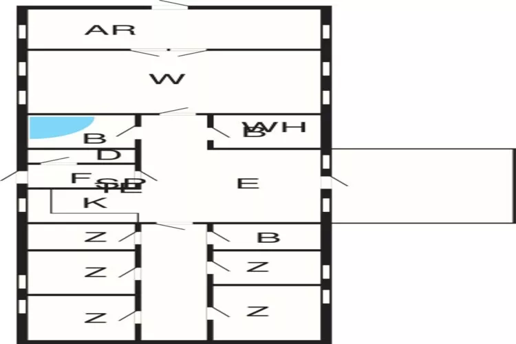 16 person holiday home in Brovst-By Traum-Floor plan