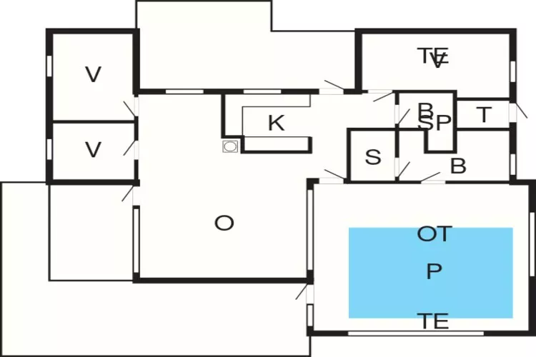 10 person holiday home in Bindslev-By Traum-Floor plan