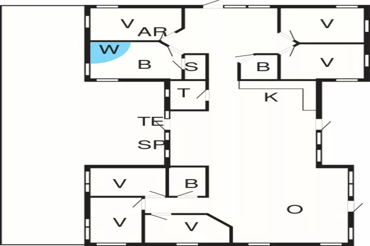 14 Personen Ferienhaus in Grenaa-By Traum-Grundriss
