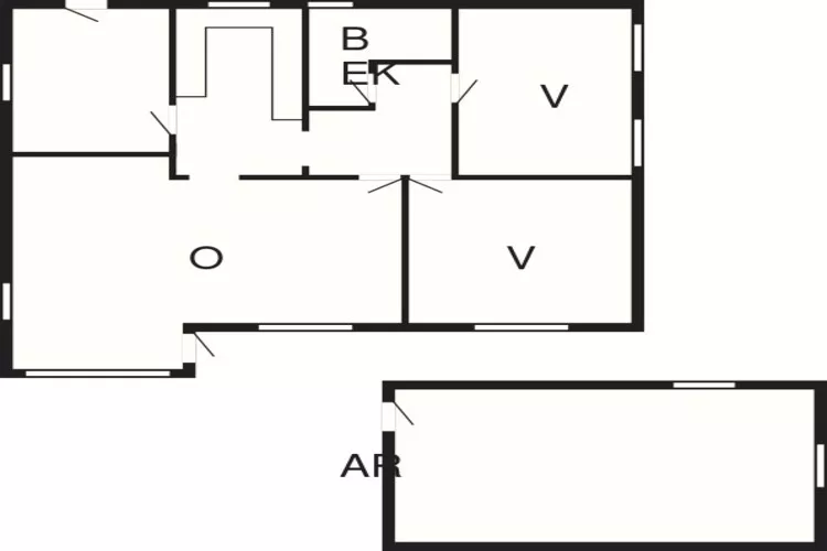 6 person holiday home in Thyborøn-By Traum-Floor plan