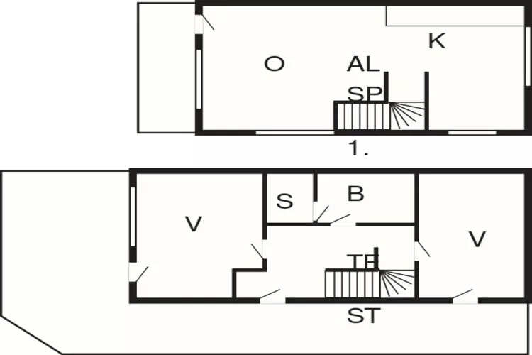 MERKUR 35+33 S DHH 2.+3. RH.-Floor plan