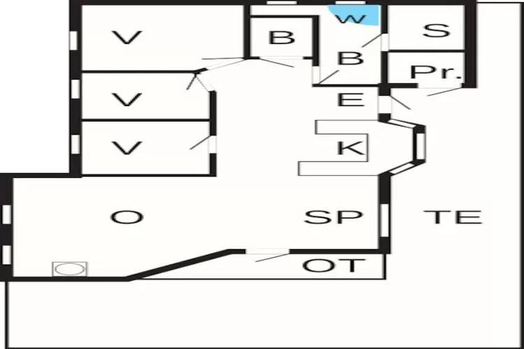 8 person holiday home in Sæby-By Traum-Floor plan