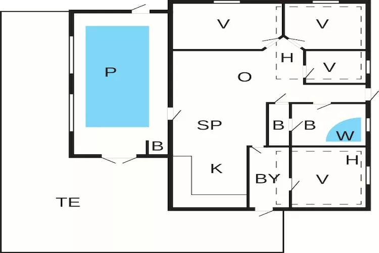 12 person holiday home in Egå-By Traum-Floor plan