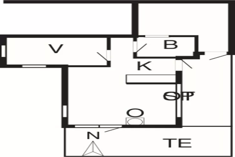 4 Personen Ferienhaus in Mesinge-By Traum-Grundriss